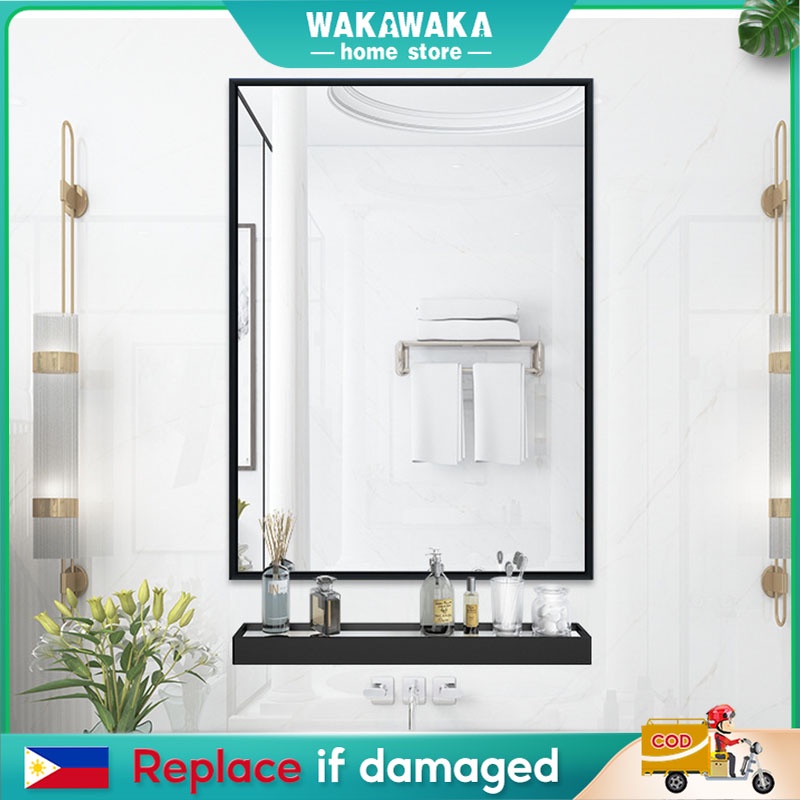 [Warranty]Rectangle Bathroom Mirror Wall Mirror for Bathroom Toilet ...