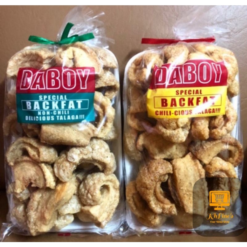 Chicharon Daboy Chicharon Full Backfat Bitesize Backfat Pork Belly Pork Skinribbon 3078