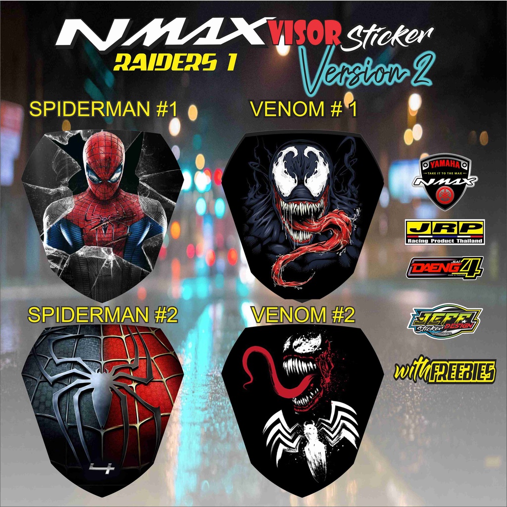 NMAX VISOR STICKER V2 Shopee Philippines