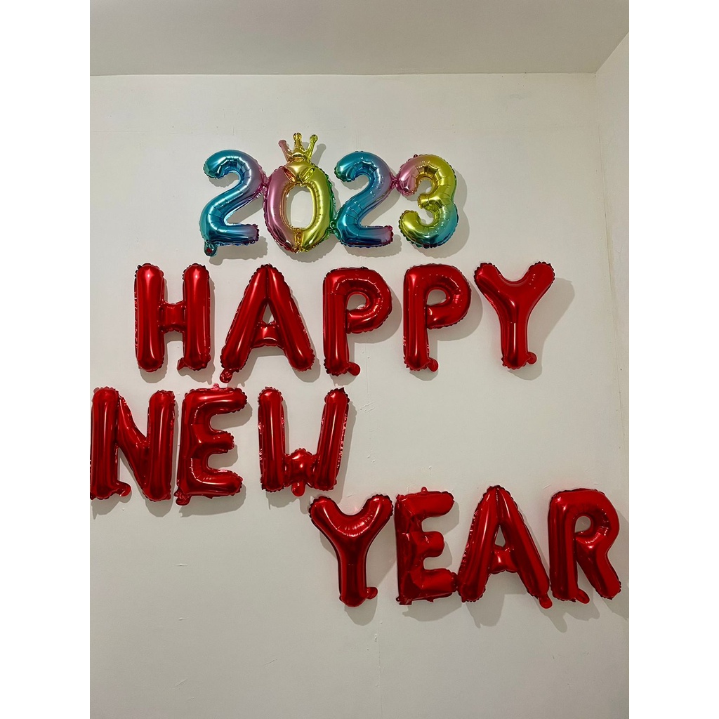 2023 Hny Foil Set Balloons Shopee Philippines 2335