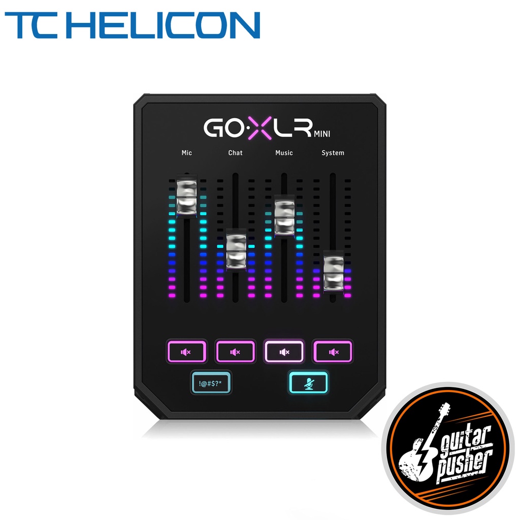 TC Helicon GO XLR MINI Online Broadcast Mixer with USB/Audio Interface
