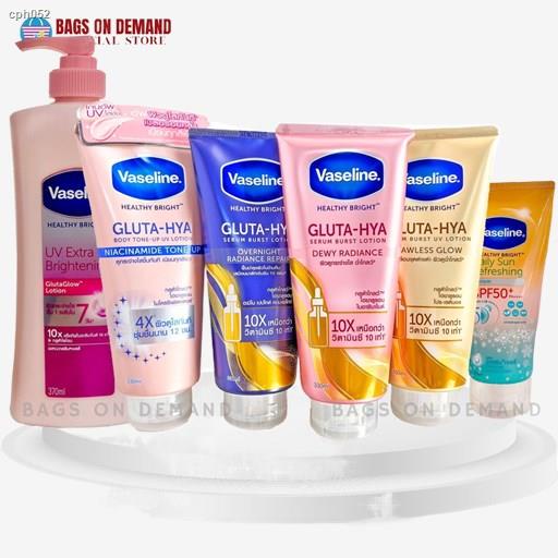 cetaphil daily hydrating lotion◆BODPH Vaseline Lotion Healthy Bright Gluta Hya Serum Dewy Radiance