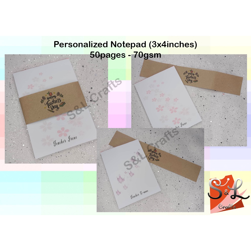 CUSTOMIZED / PERSONALIZED NOTEPAD MEMOPAD / NOTE / GIFT / GIVEAWAY Shopee Philippines