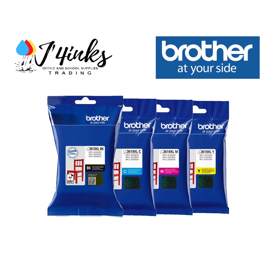 Brother LC-3619XL Genuine Ink Cartridge LC3619 LC3619XL CMYK | Shopee ...