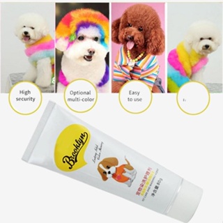 NEW 2022 ▲☈✠New 80g Pet Dog Cats Animals Hair Bright Coloring Dyestuffs Dyeing Pigment Agent Supplie