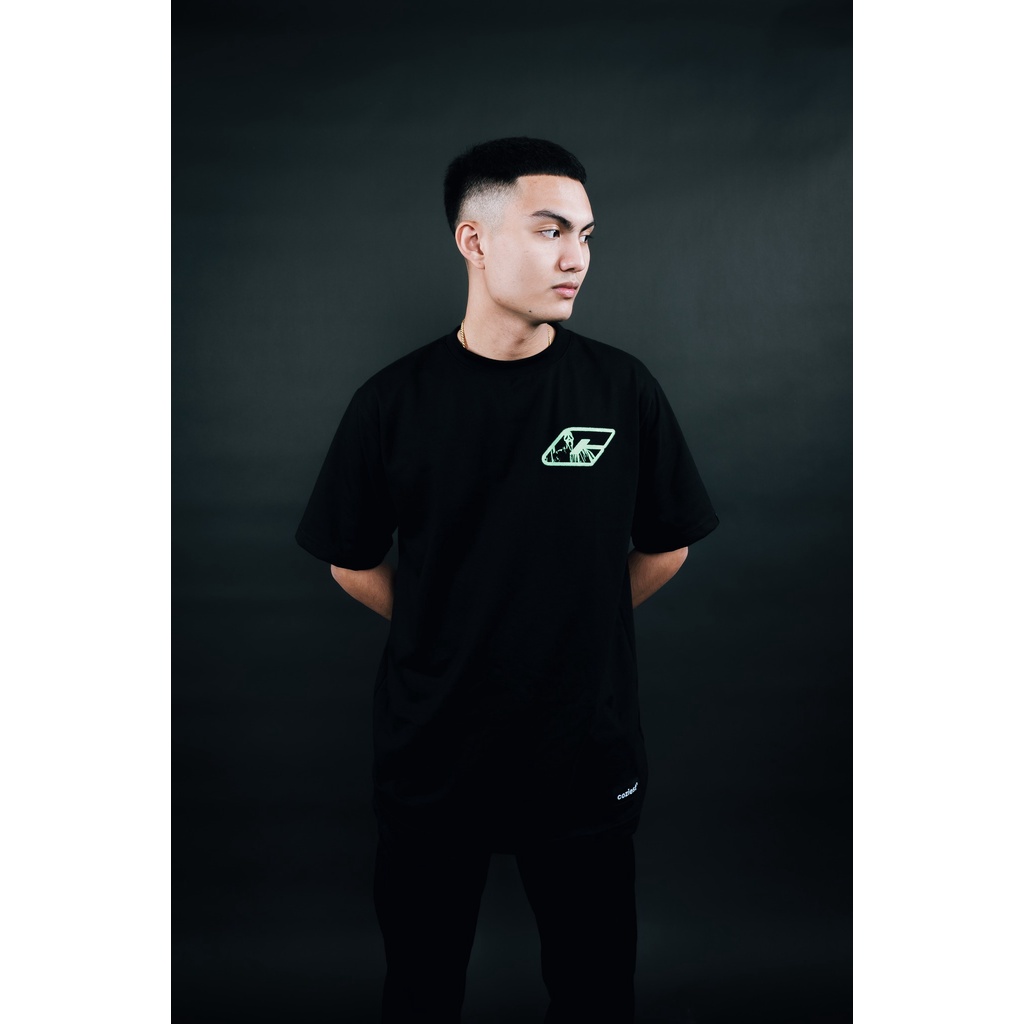 MSTR ALL BRAND Coziest "GLOW TSHIRT" Men TShirt (BLACK) Shopee