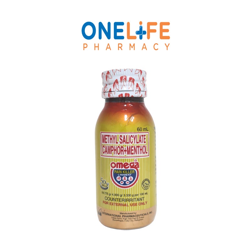 Omega Pain Killer Liniment [60ml] Shopee Philippines