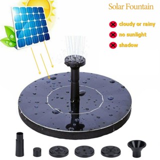 Solar Fountain Water Floating Waterfall Fountain Pump Pool Garden Decoration Bird Bath Mini Solar Po #1