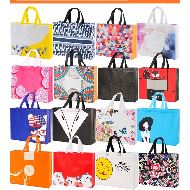 Printed Eco bag nonwoven shopping Bag Hand bag gift bag party bag