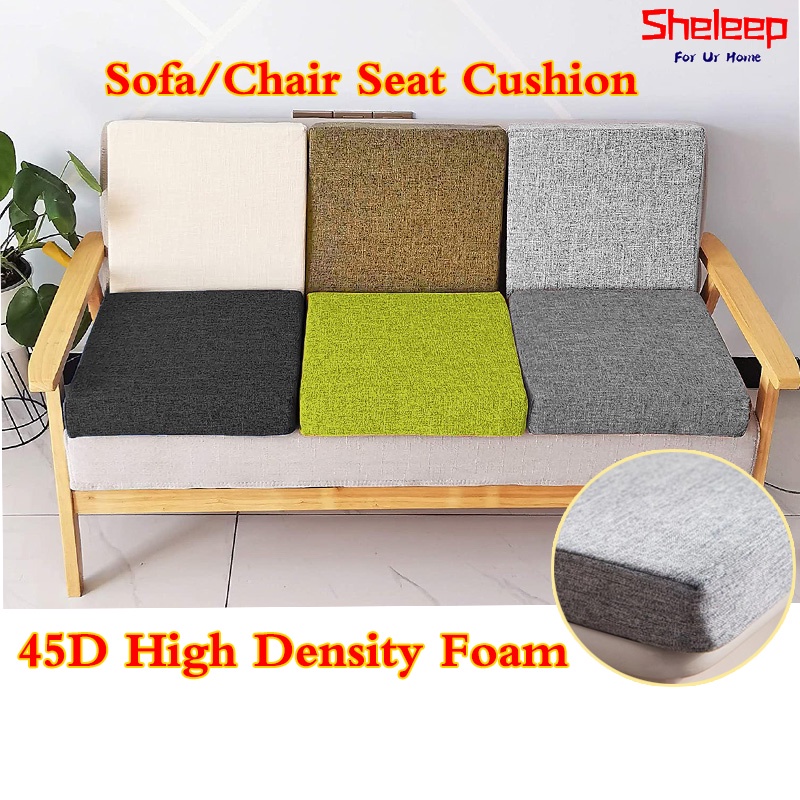 Sheleep Cushion 45D High Density Foam Wooden Sofa Cushion Soft Chair