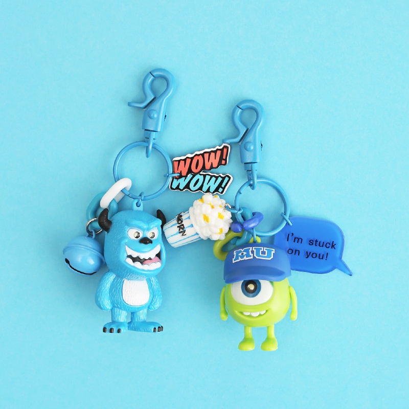 Monsters University keychain pendant bigeyed monster cartoon creative gift Keychain pendant