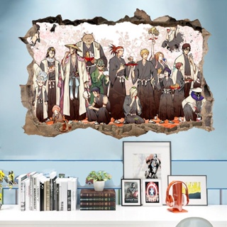 Creative Japanese anime Grim Reaper wall stickers home bedroom dormitory decoration poster self-adhesive removable stick #6