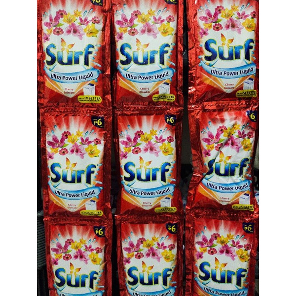 12pcs Surf Laundry Liquid Detergent Cherry Blossom Shopee Philippines
