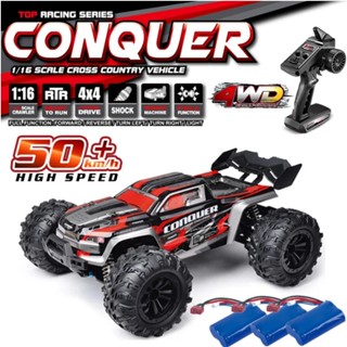 (COD)1:16 RC Car 20KM/H 4WD Remote Control Vehicle 2.4Ghz Monster Truck Buggy Off-Road Toys