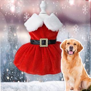 Christmas pet decoration skirt cat dog clothes