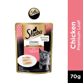 SHEBA Kitten Food – Cat Food for Kitten in Chicken Flavor, 70g.