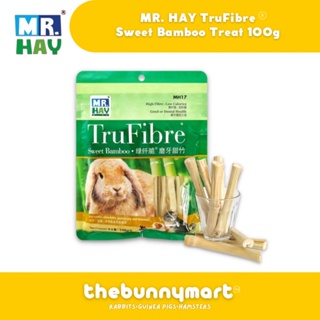 MR. HAY TruFibre Sweet Bamboo Treat for Rabbit, Guinea Pig & Hamster