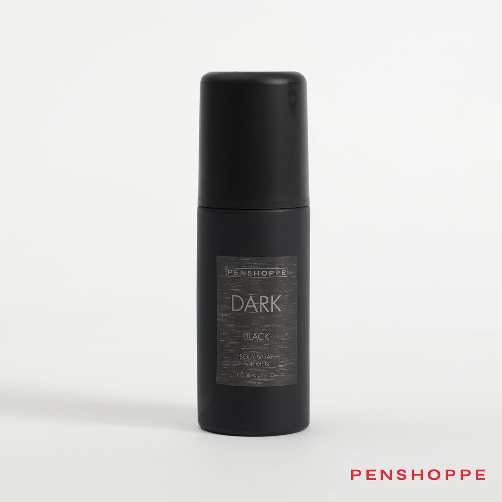 Penshoppe Dark Black Body Spray For Men 150ML | Shopee Philippines