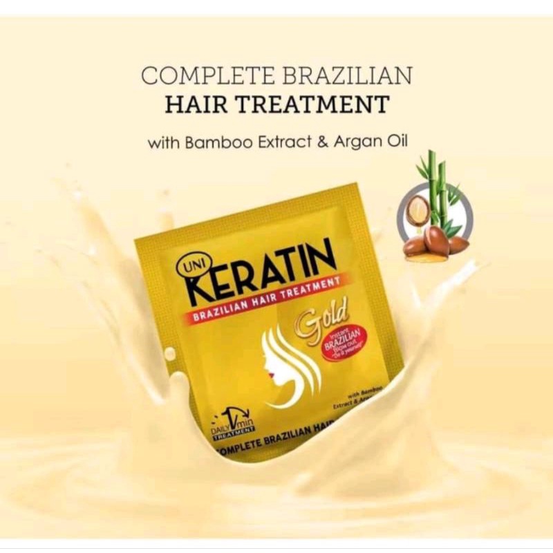 20g Uni keratin hair treatment conditioner and shampoo available 1 dozen