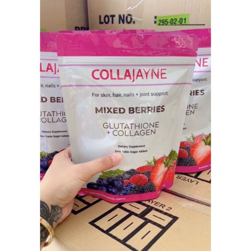 CollaJayne Mixed Berries Glutathione + Collagen by Jayne's Jewel