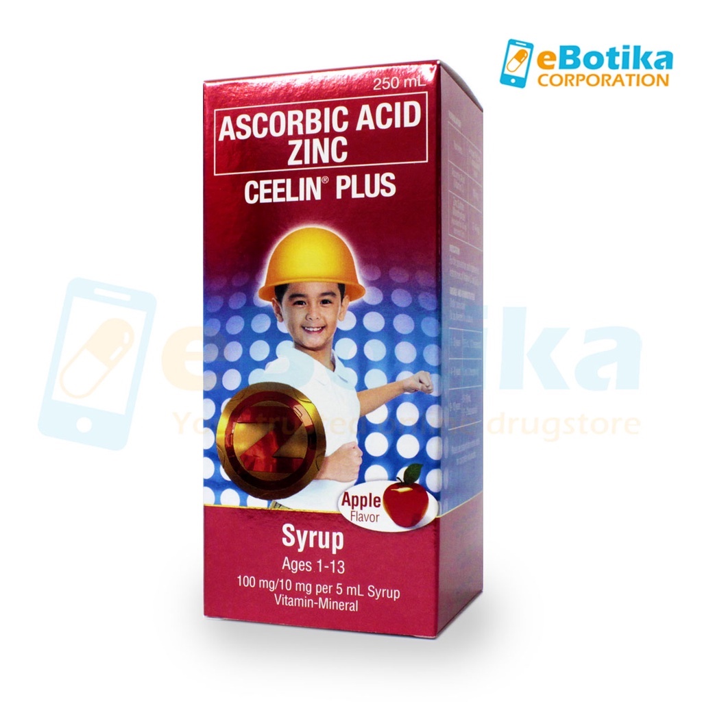 Ceelin Plus With Zinc Syrup Age 113 250ml Shopee Philippines