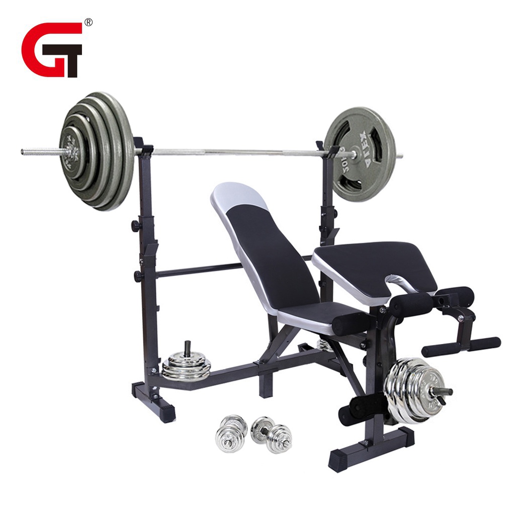 multi-function-weightlifting-bed-barbell-weight-all-in-one-bench-rack