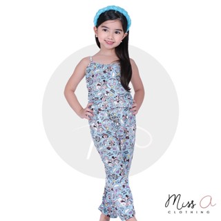 MISSAPH FASHION KIDS DANIE Cute Daily Baby Girl Spag Jogger Terno Pajama Sleepwear Pambahay Set 1101 #2