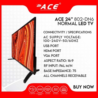 Ace 24 Super Slim Full HD LED TV Black LED-802 #2
