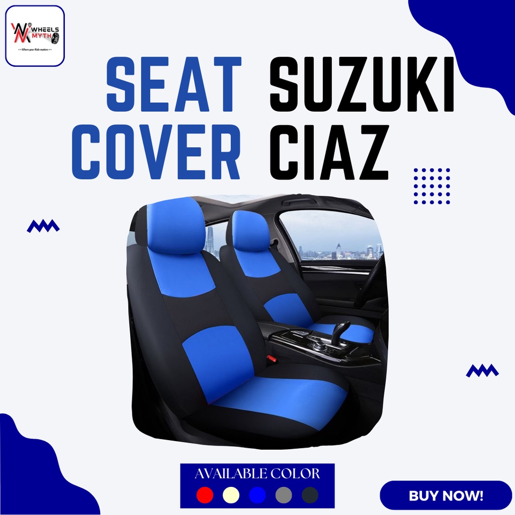 WM Suzuki Ciaz Seat Cover Suitable for 5 seater cars Sophisticated