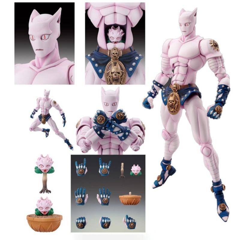 Killer Queen Action Figure 16 Cm - Statua In PVC Kira Yoshikage Modello Da Collezione, Giocattolo Snodabile Per Anime