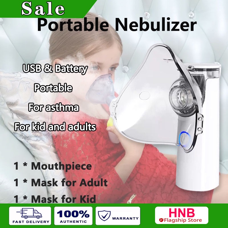 Hnb Portable Nebulizer For Asthma Rechargeable Inhaler Nebulizer