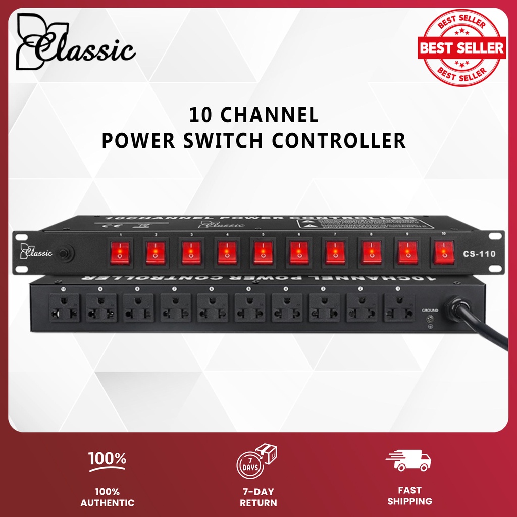 CLASSIC CS110 10 Channel Power Controller 10 Power Switch Controller