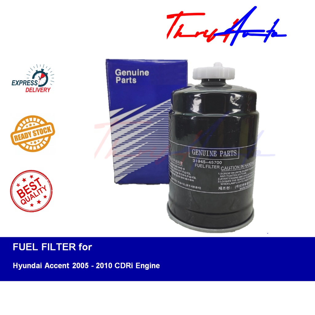 Fuel Filter (3194545700) for Hyundai Accent 2005 2010 CDRi Shopee