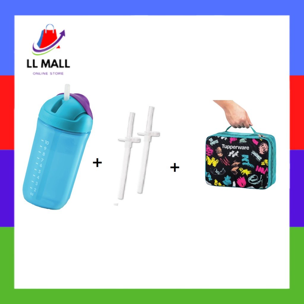 NEW Tupperware Twinkle Straw Tumbler (1) 350ml PWP Straw / Funpack