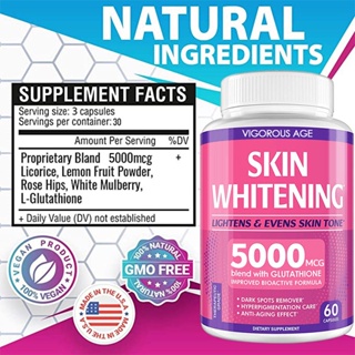Relumins gluta Collagen Glutathione Whitening 60 Capsules original Luxcent Beauty Supplement 1000 #7