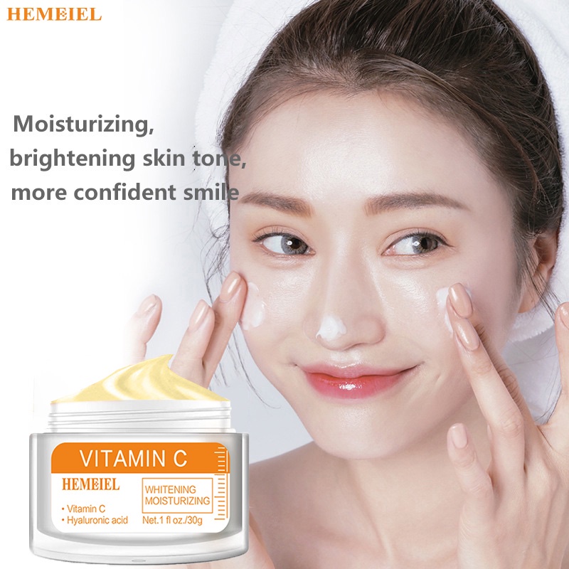 HEMEIEL Vitamin C Cream/Pimple marks and dark spots remover/24k gold