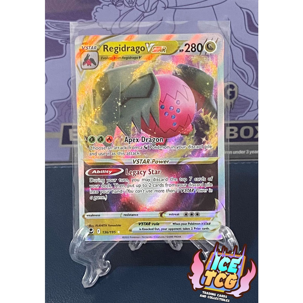 regidrago vstar pokemon card price Regidrago V & Vstar 136/195- Silver Tempest - Pokemon Ultra Rare Card Lot