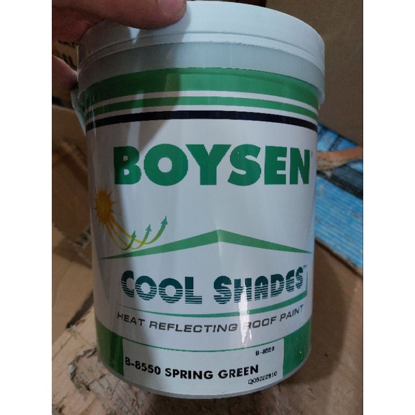 BOYSEN Cool Shades , Reflecting Heat / Init Roof Paint Spring Green
