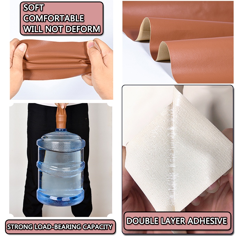 【MT】 20CM*138CM COD leather repair self adhesive patch DIY sofa patch Fabric Waterproof pu leather
