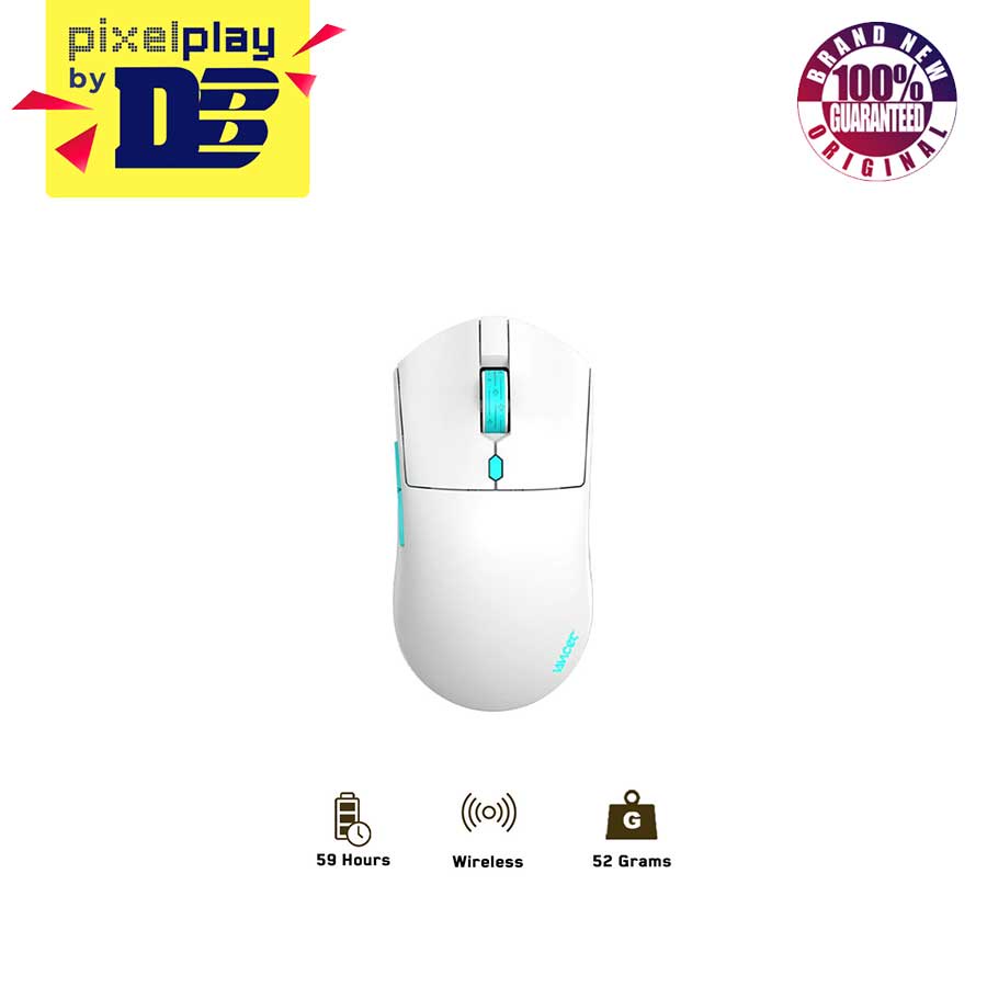 VANCER Gemini Castor Wireless Gaming Mouse Pro (White) | Shopee Philippines