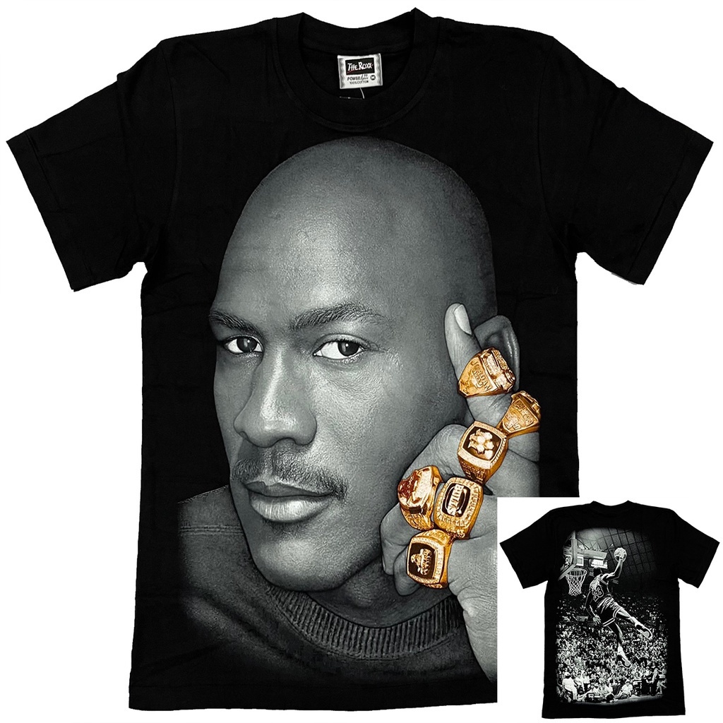 MICHAEL JORDAN - RINGS SHIRT ( THE ROXX ) | Shopee Philippines