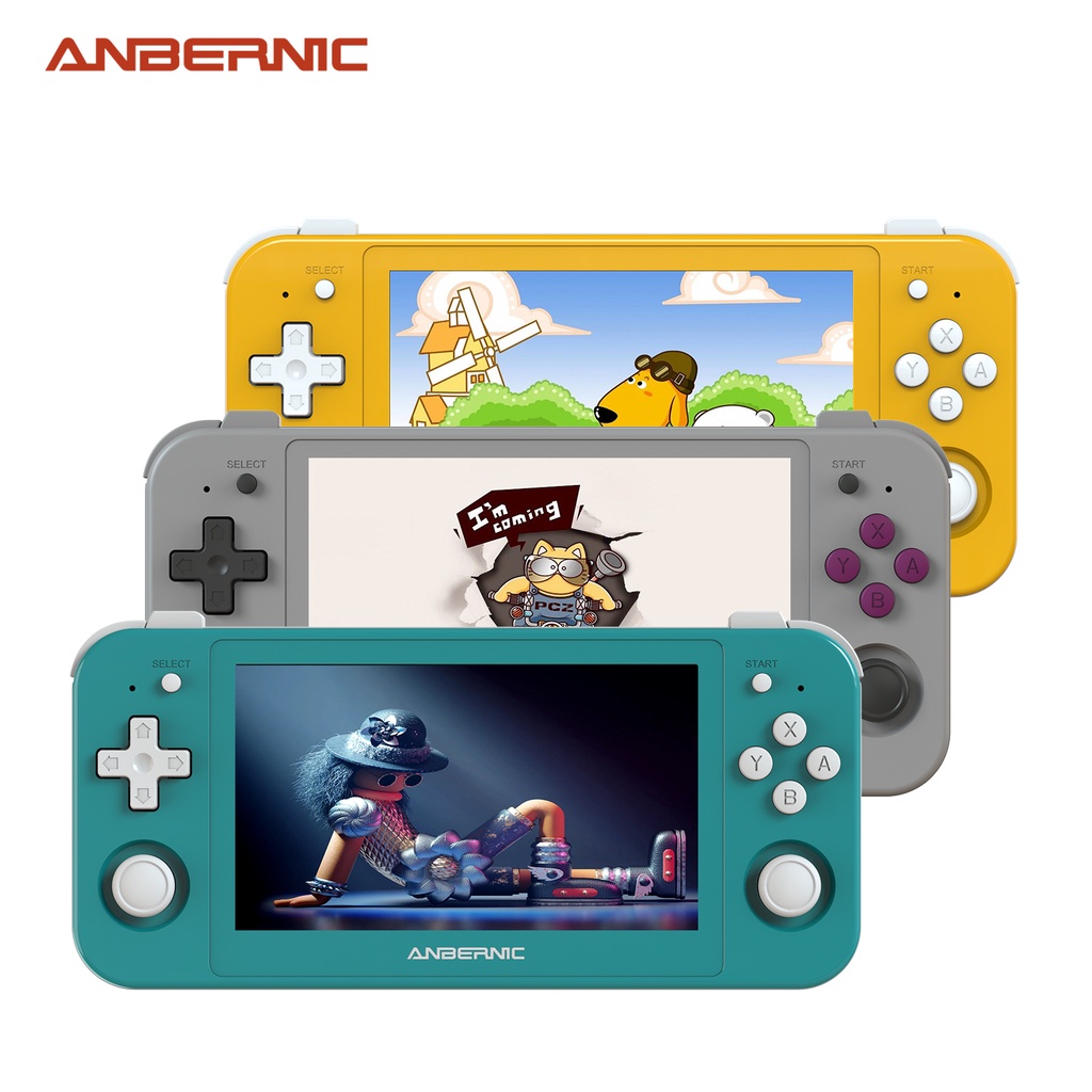 ANBERNIC RG505 New Handheld Game Console Android 12 System Unisoc Tiger