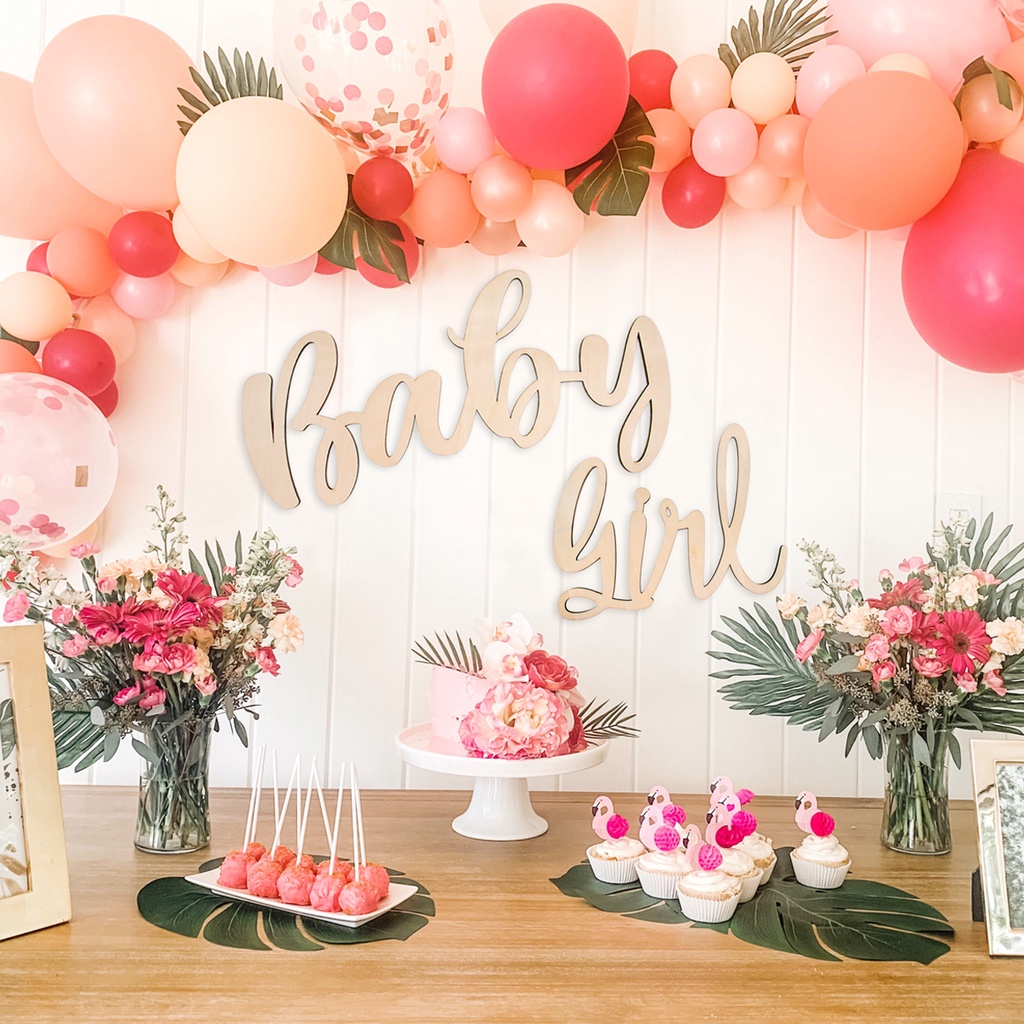 PATIMATE Oh Baby Wall Sticker It's A Boy Girl Baby Shower Decoration 1st Birthday Party Decor Kids B