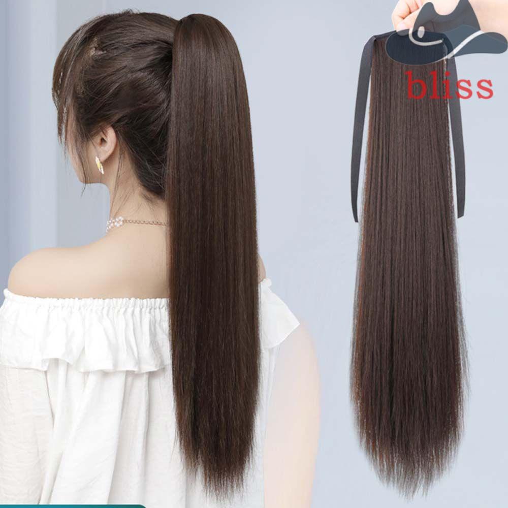 BLISS Synthetic Ponytail Black Natural Hair Accessories Clip In ...