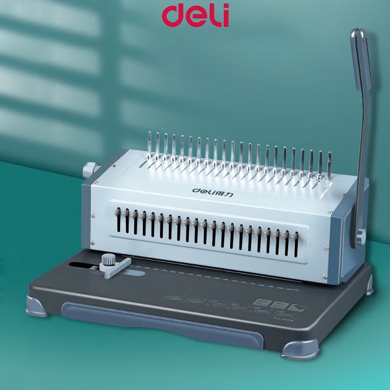 Deli 1 Year Warranty 21Hole Punching Machine Comb Binding Machine