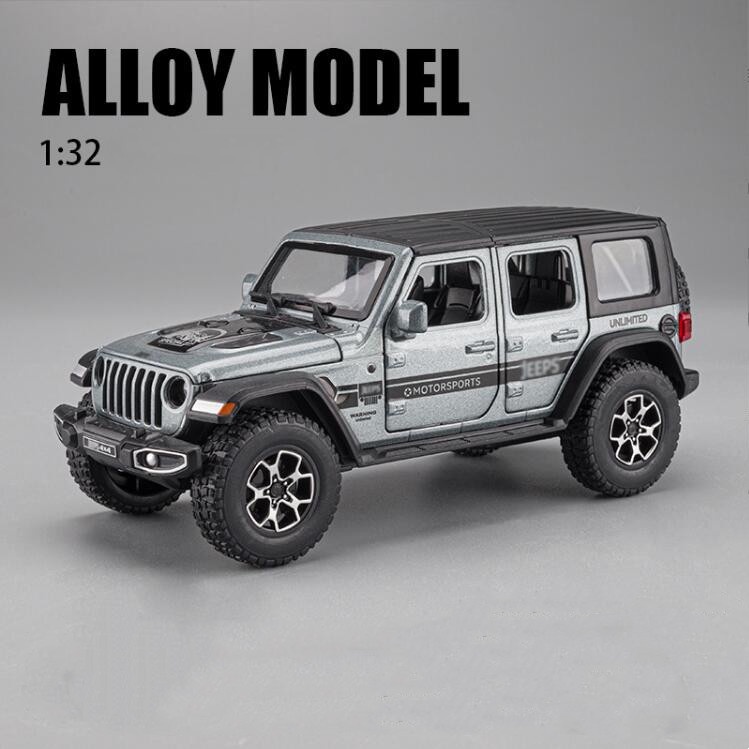 1:32 Jeep Wrangler Alloy Car Model Light & Sound Effect Diecast Car Toys  for Kids Toys Car Collection | Shopee Philippines