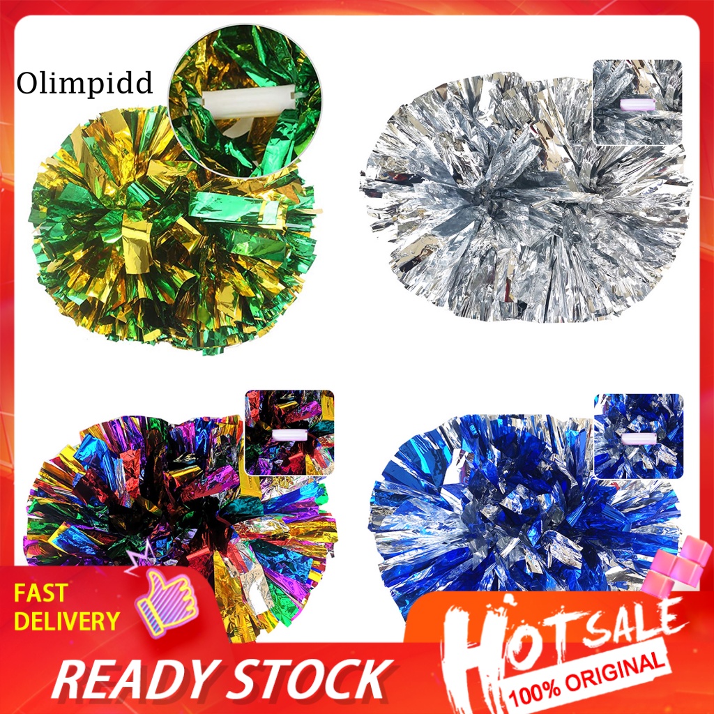 [Ready stock] Sparkling Cheerleader Flower Props for Party Bright Color ...