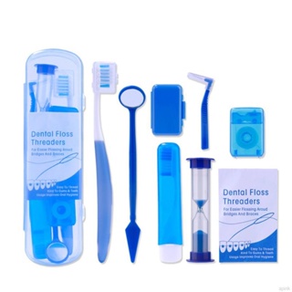 Orthodontic Supplies Set Dental Floss Wax Sand Timer Kitcetaphil baby bleaching scrub #1