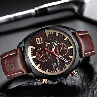 CURREN Men Watches Military Sports Waterproof Leather Watch Chronograph Quartz Clock g shock #5