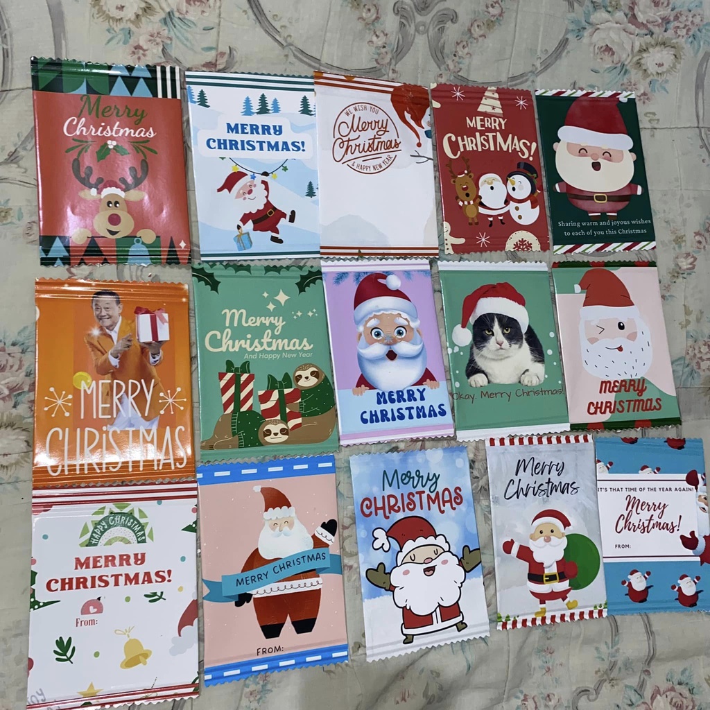 Christmas Chip Bag (Angpao Size) Shopee Philippines